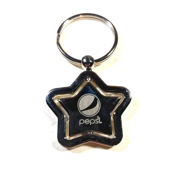 Pepsi Way To Go Spinner Star Silver Tone Advertising - Picture 3 of 5